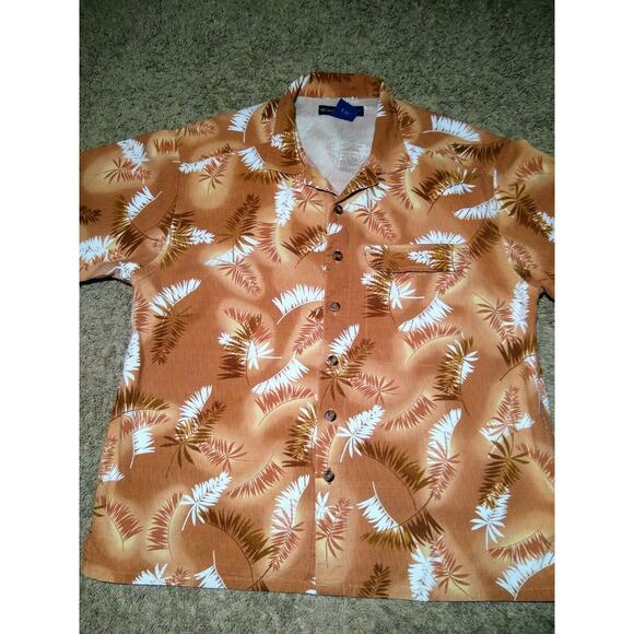 EXOFFICIO Travel Vented Fish Hawaiian Shirt Men's Size L - EUC - Picture 2 of 8